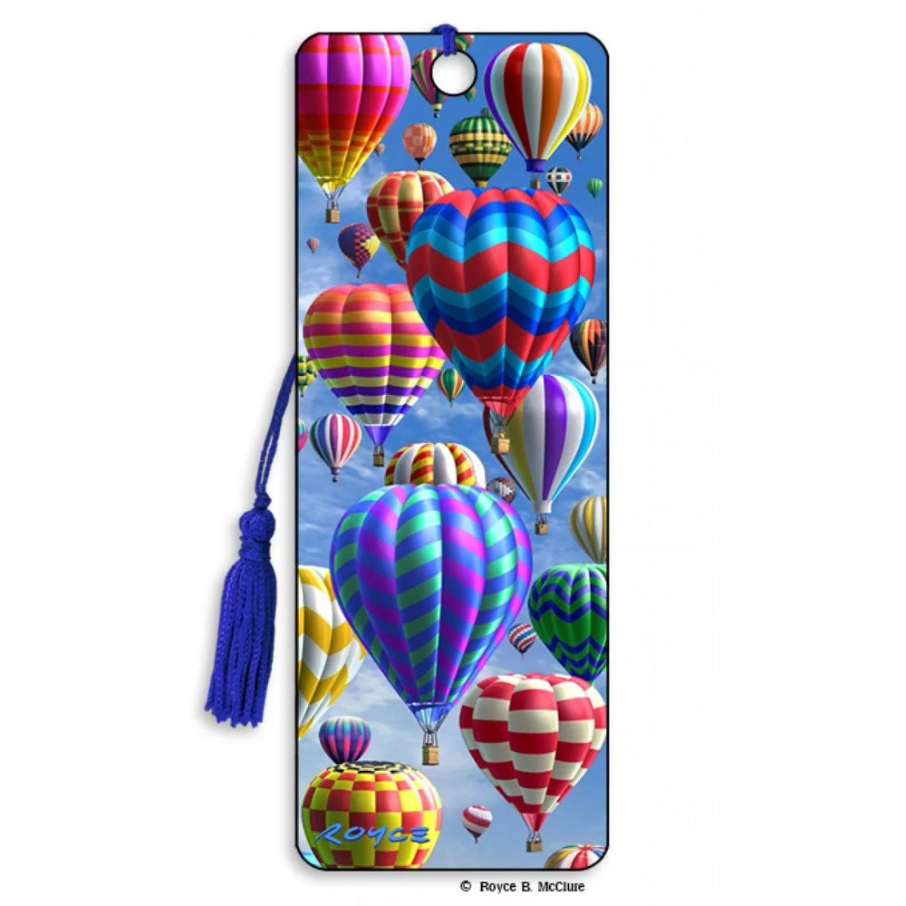 3D Hot Air Balloon Bookmark