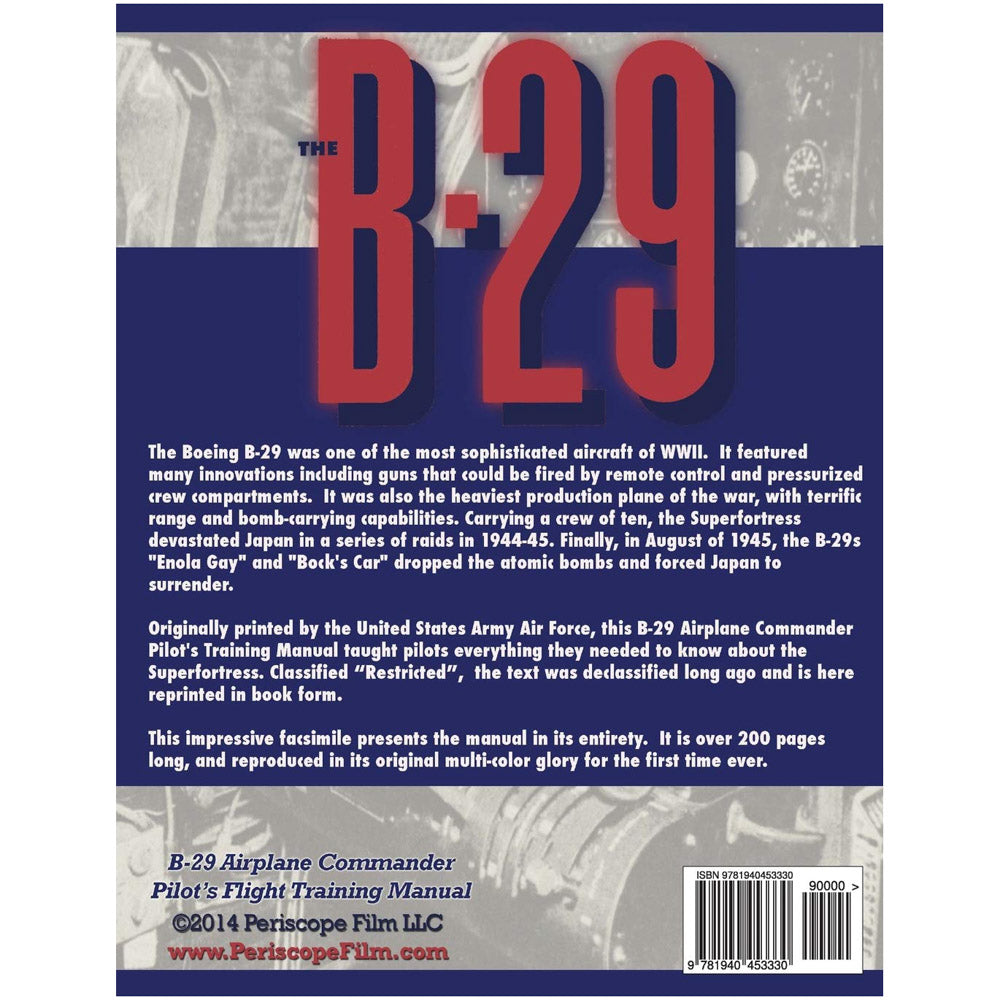 B-29 Airplane Commander Training Manual for the Superfortress