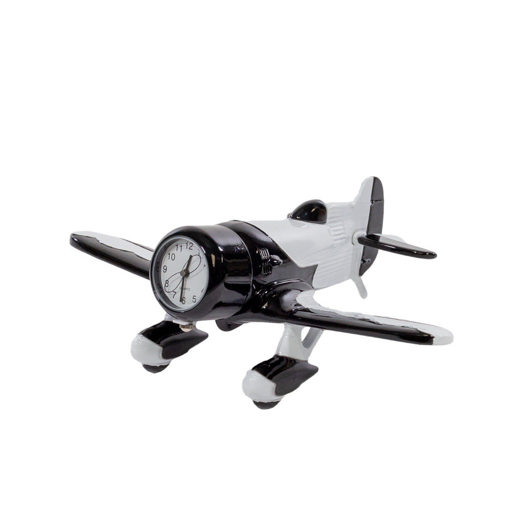 Black and White Gee Bee Clock