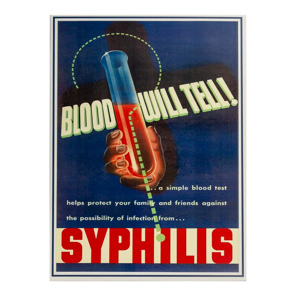 Blood Will Tell Vintage Reproduction Poster
