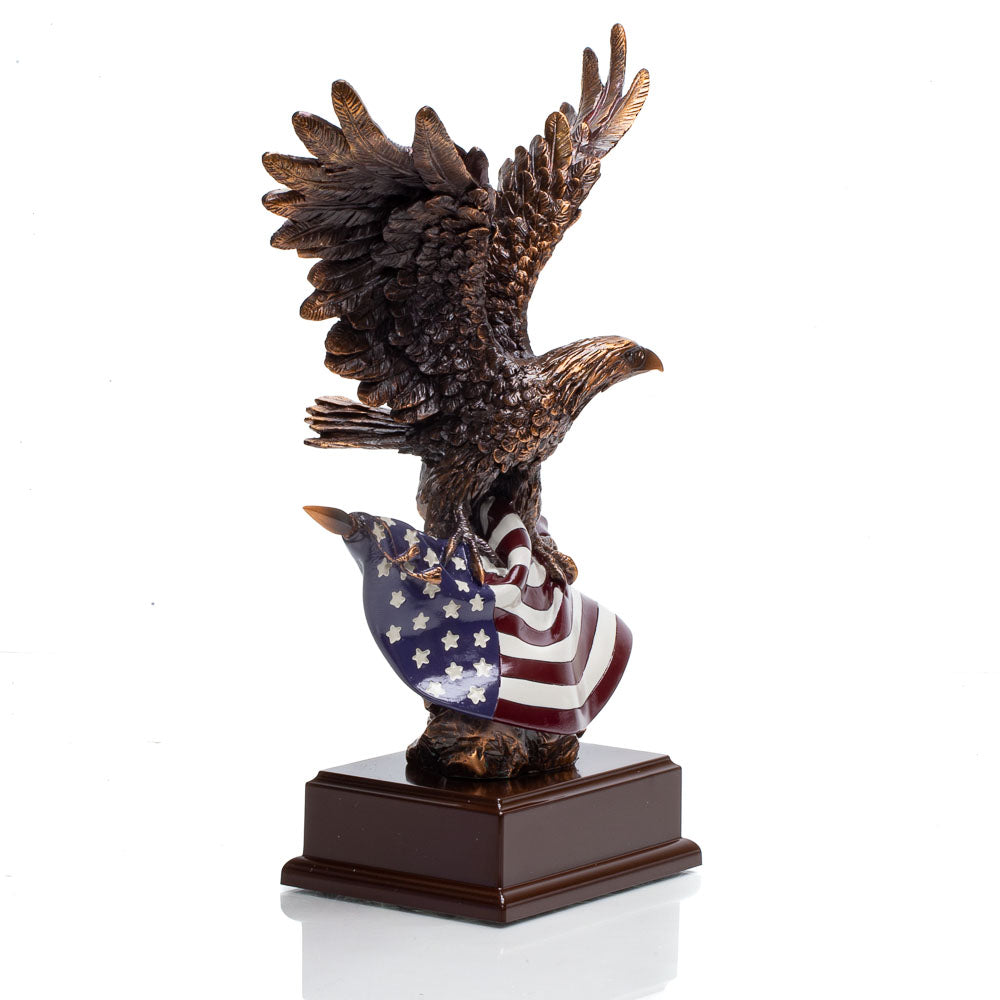 Eagle with American Flag