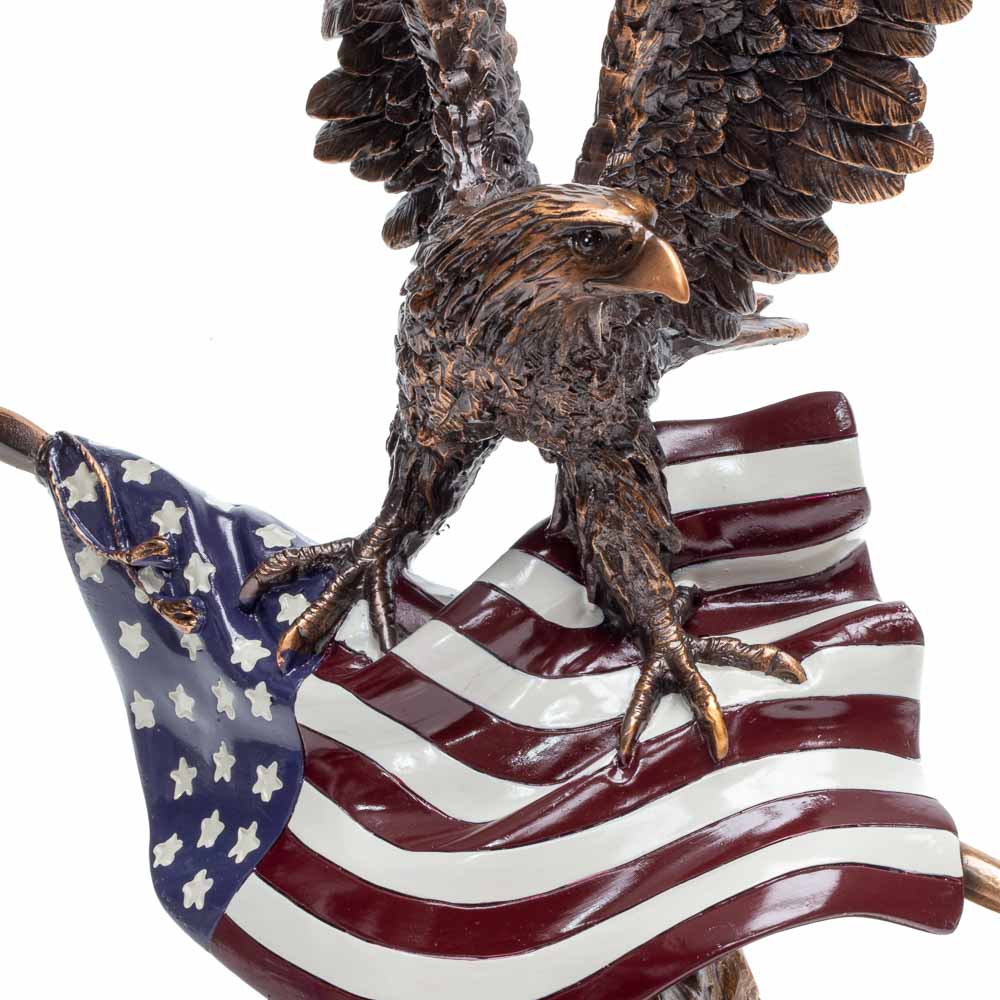 Eagle with American Flag