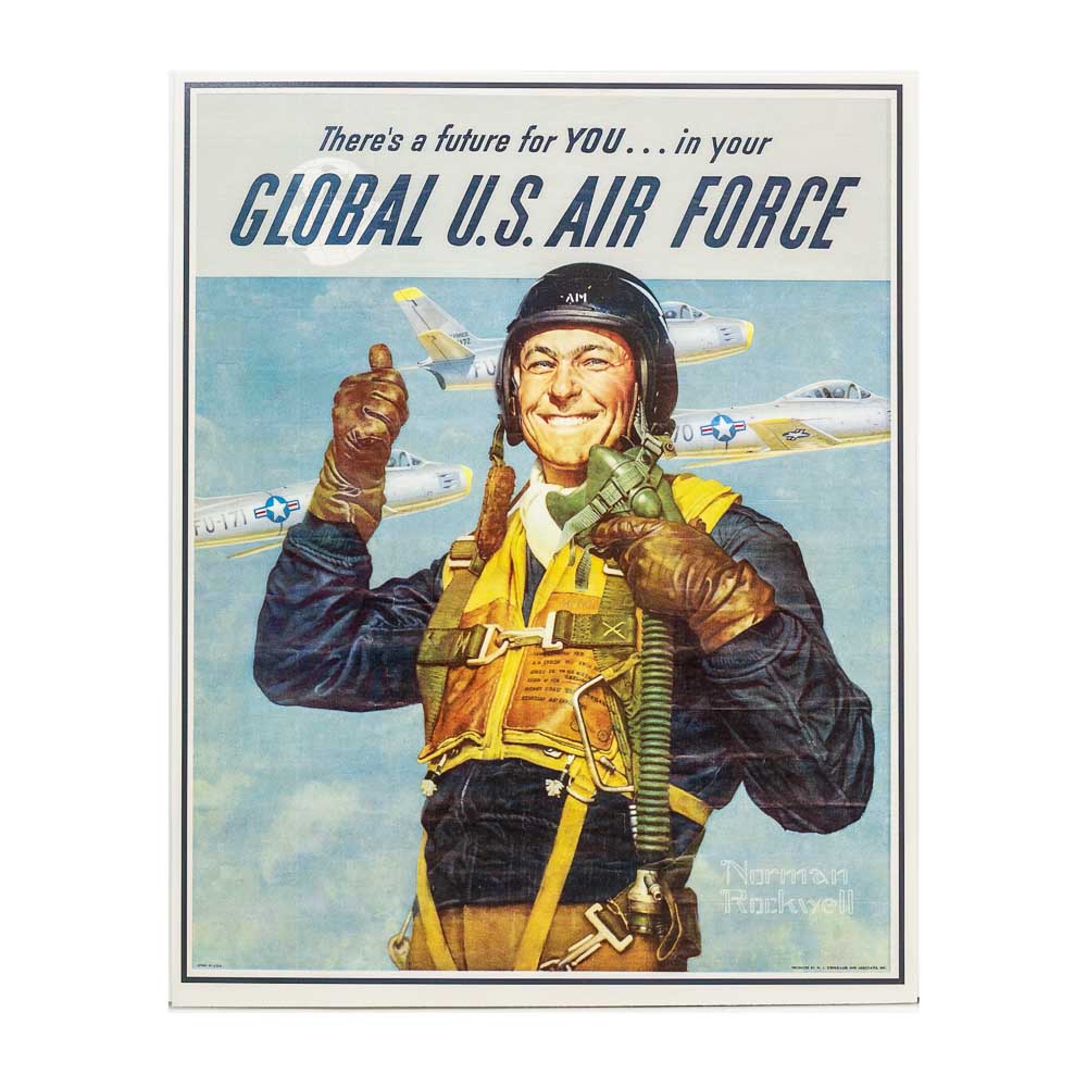 Global U.S. Air Force Vintage Reproduction Poster