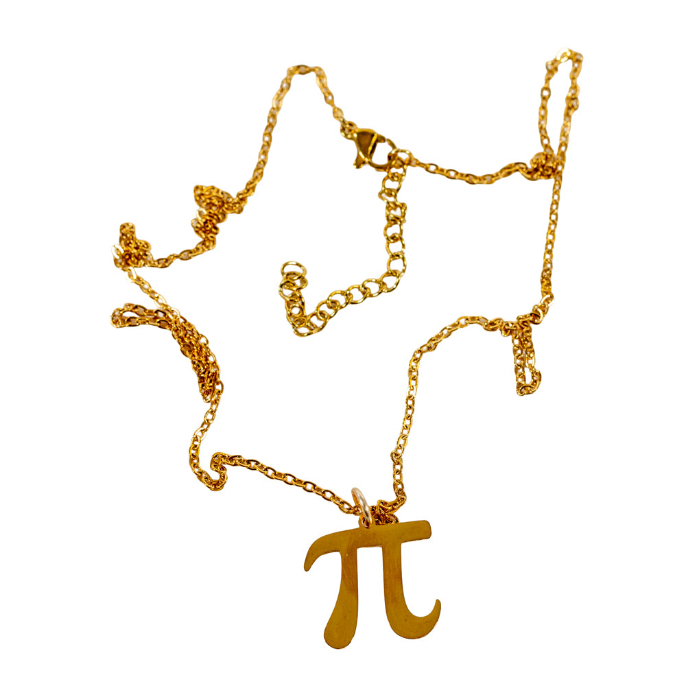 Gold Pi Necklace