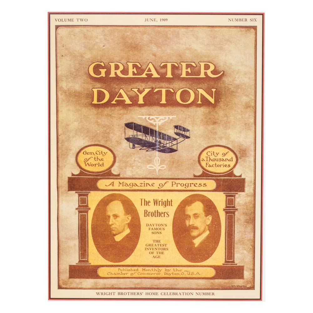 Greater Dayton Wright Brothers Vintage Reproduction Poster