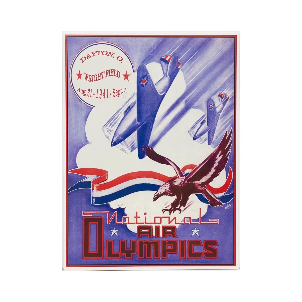 National Air Olympics Vintage Reproduction Poster