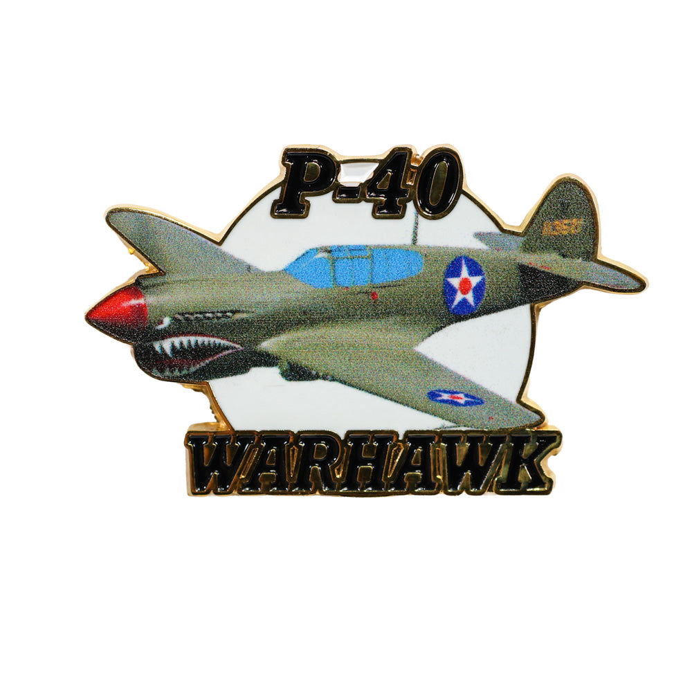 P-40 Warhawk Flying Tiger Pin