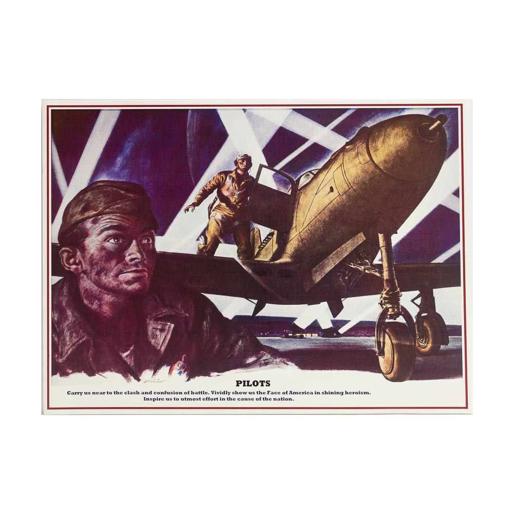 Pilots Vintage Reproduction Poster