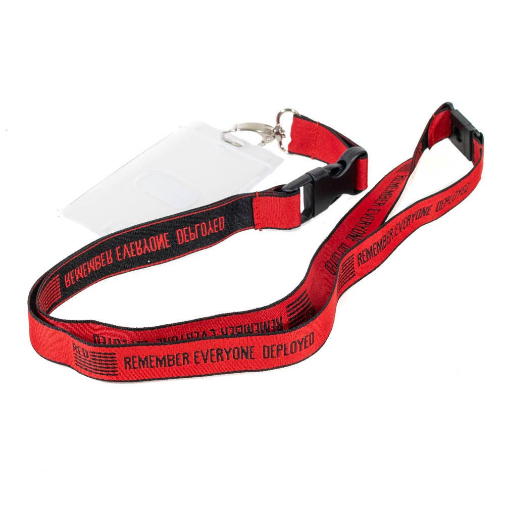 Remember Everyone Deployed Lanyard