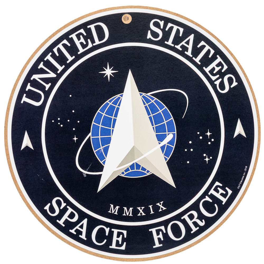 Space Force Wooden Sign