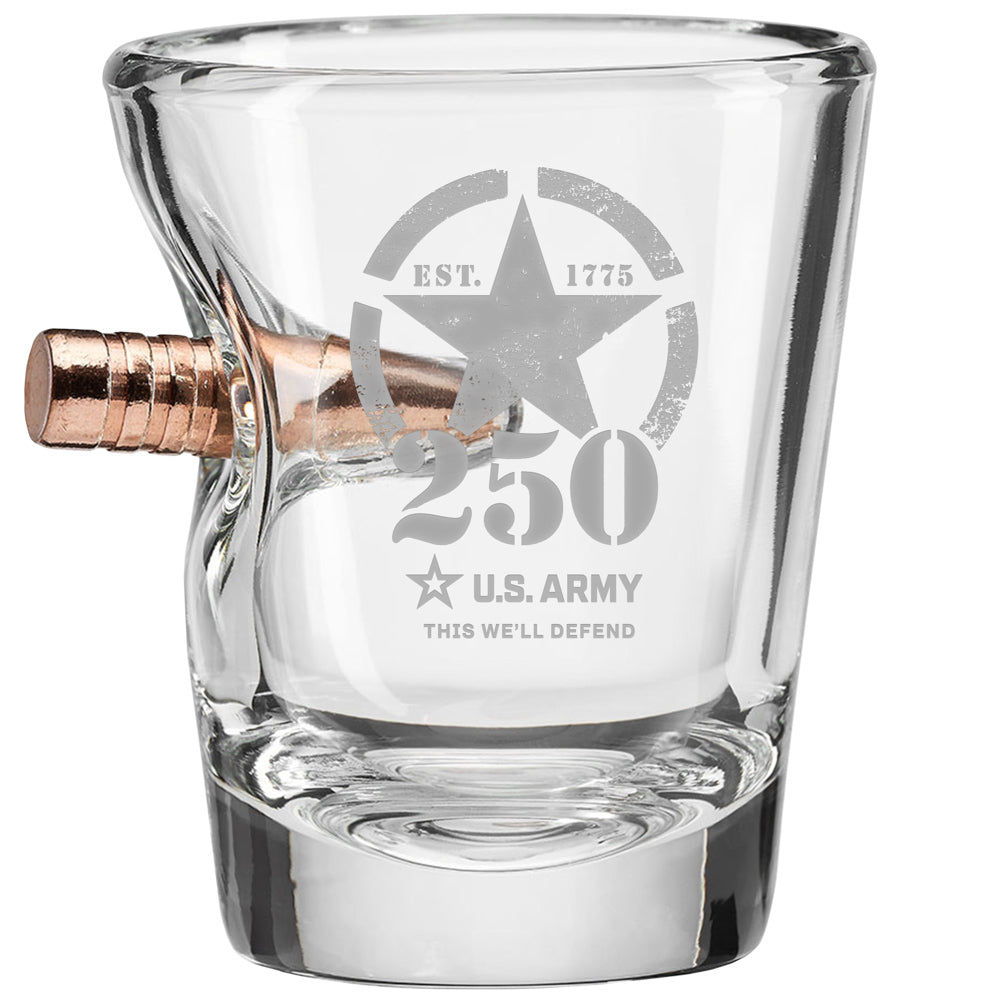US Army 250th Anniversary Shot Glass
