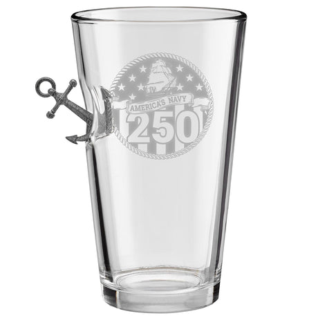 US Navy 250th Anniversary Pint Glass