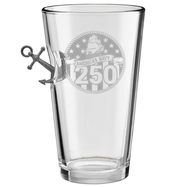 US Navy 250th Anniversary Pint Glass