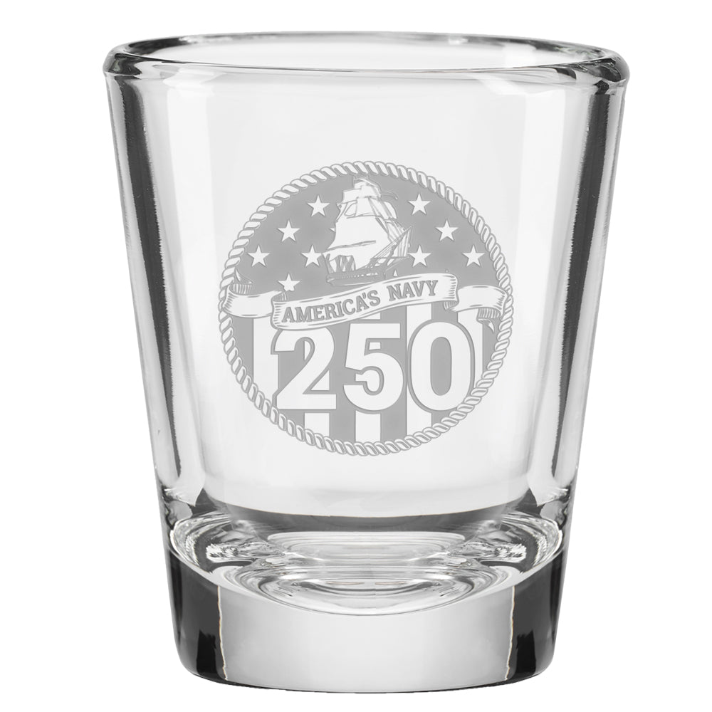 US Navy 250th Anniversary Shot Glass