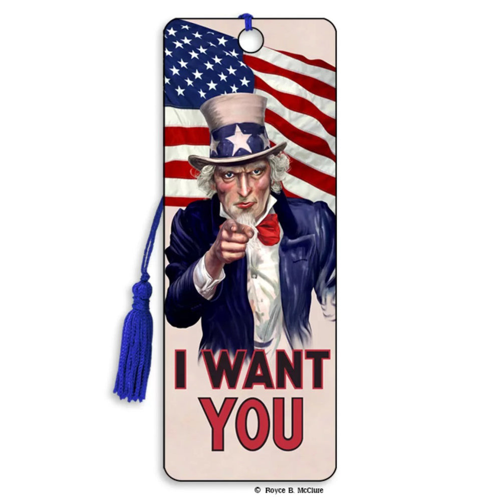 Uncle Sam 3D Bookmark