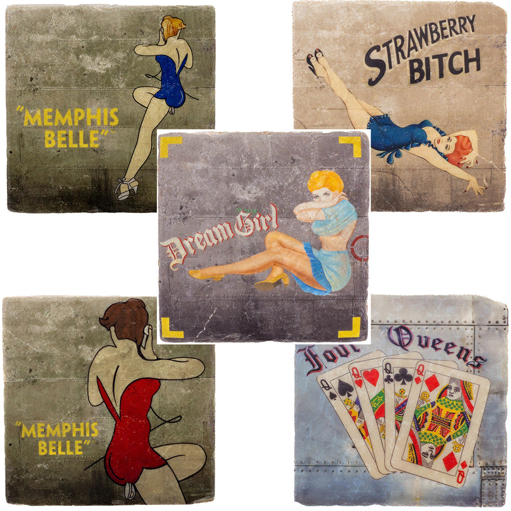 Nose Art Coaster