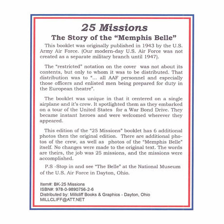 25 Missions The Story of the Memphis Belle