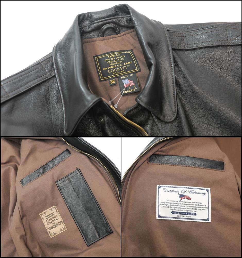 A-2 Air Force Leather Flight Jacket