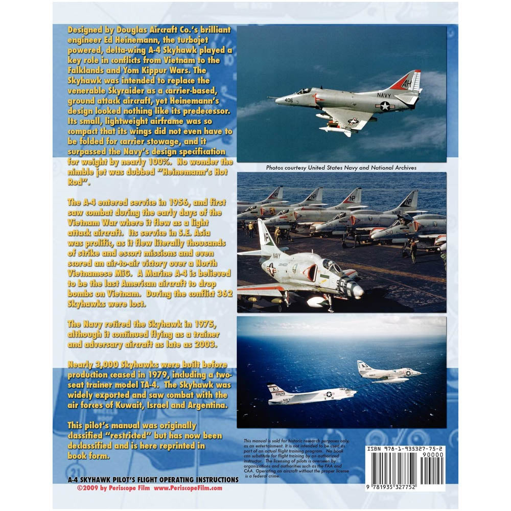 A-4 Skyhawk Pilot's Flight Operating Instructions
