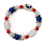 Air Force Beaded Stretch Bracelet