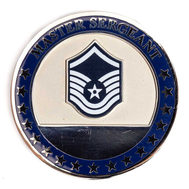 Air Force Rank Coin Master Sergeant