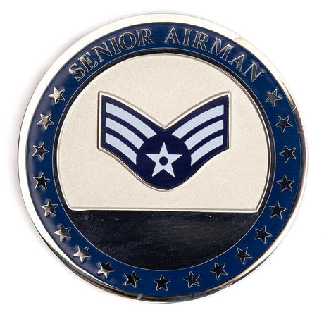 Air Force Rank Coin Senior Airman