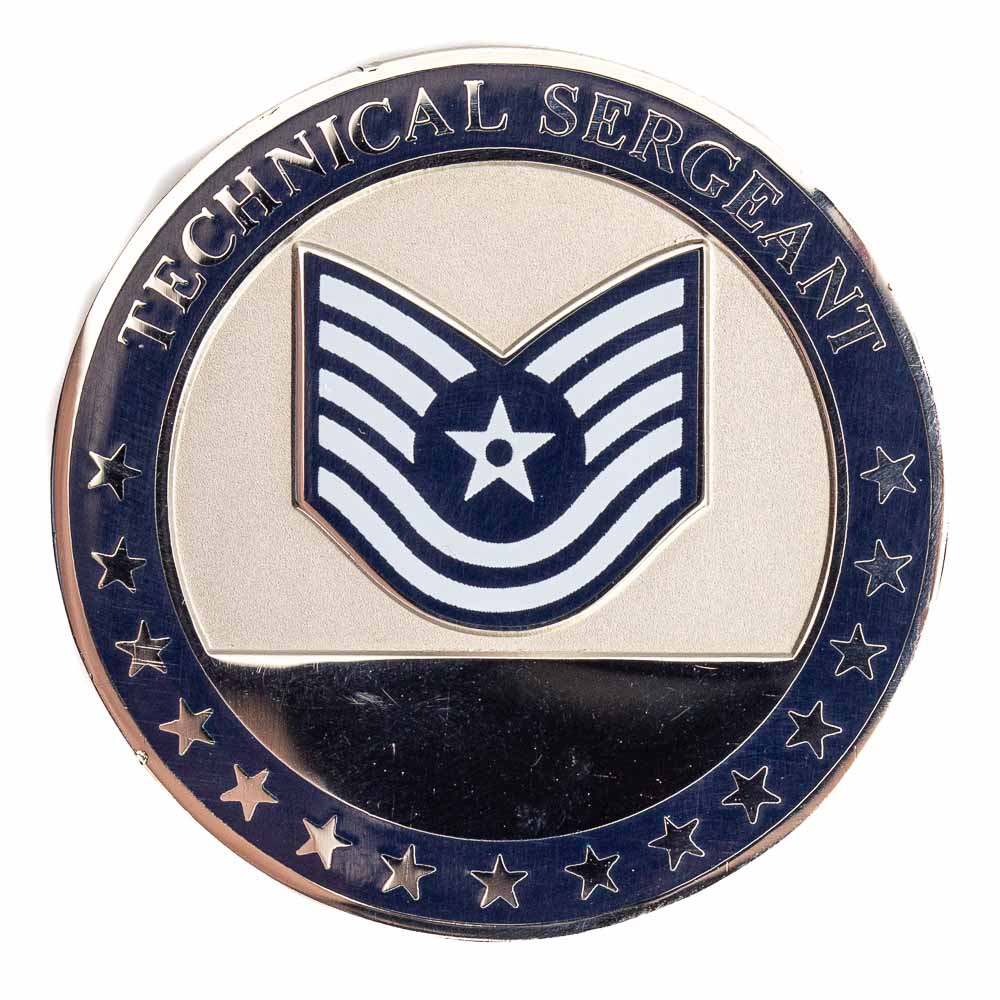Technical Sergeant Rangk Air Force Rank Coin - Technical Sergeant – Air Force Museum Store