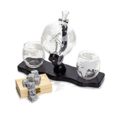 Airplane 2-Glass Decanter