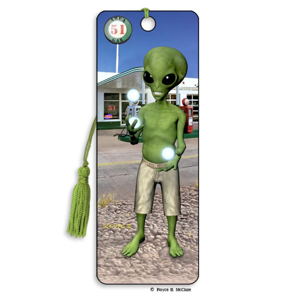 Alien 3D Bookmark