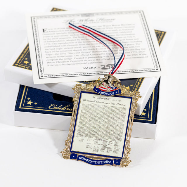America 250th Anniversary Declaration Ornament
