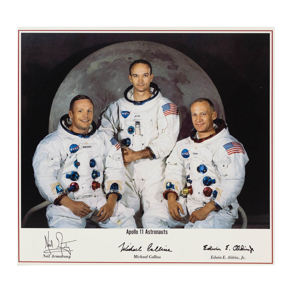 Apollo 11 Astronaut Crew Vintage Reproduction