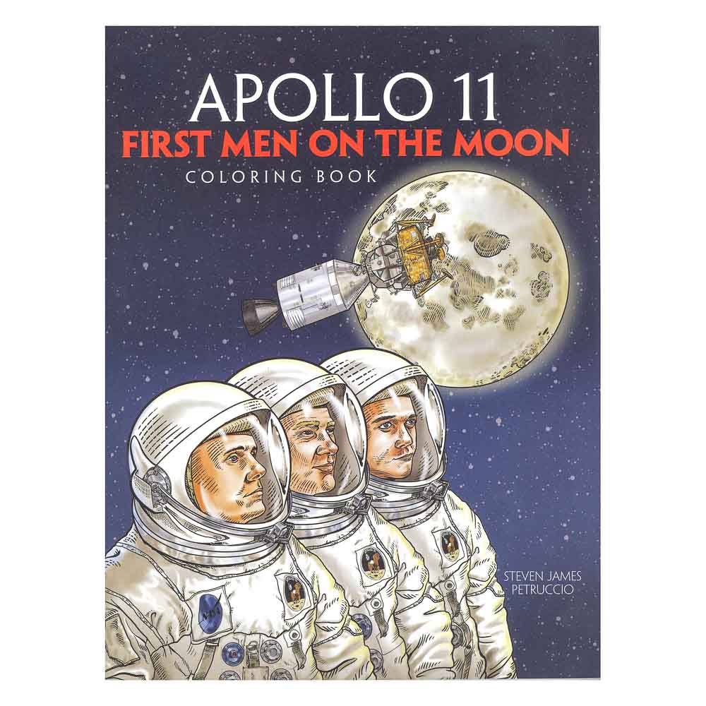 Apollo 11: First Men on the Moon Coloring Book