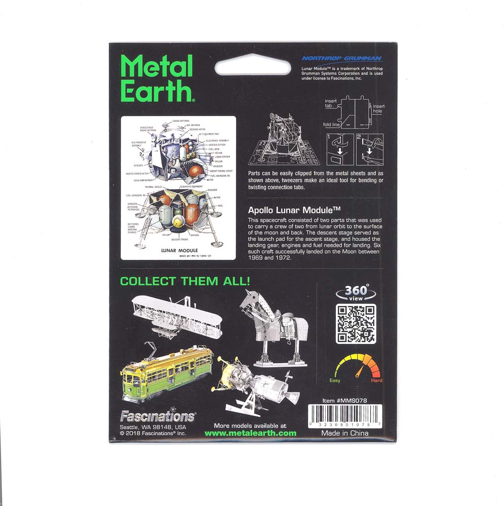 Apollo Lunar Module Metal Earth Kit