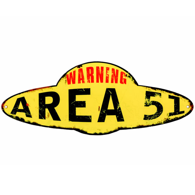 Area 51 Plasma Custom Metal Sign