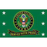 Army Served Flag