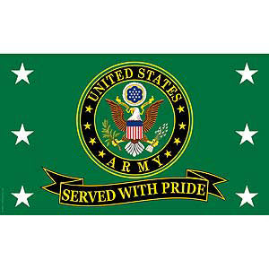 Army Served Flag