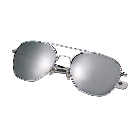 Aviator Style Mirrored Sunglasses