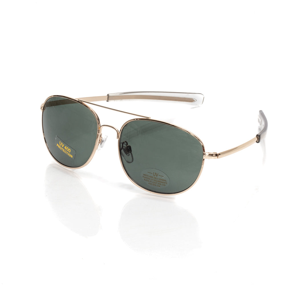 Aviator Style Smoke Sunglasses