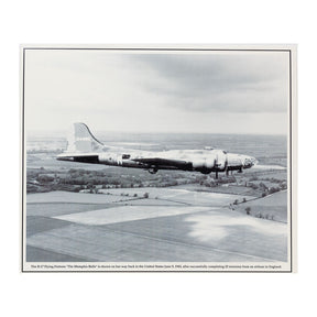 B-17 Memphis Belle On Her Way Back Vintage Reproduction