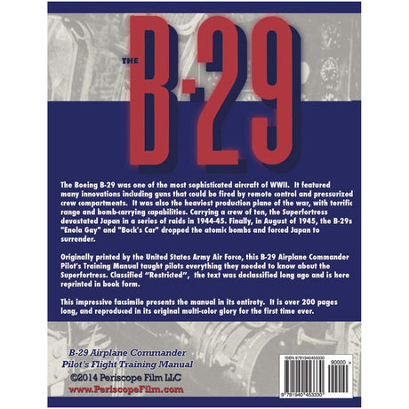 B-29 Airplane Commander Training Manual for the Superfortress
