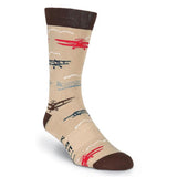 Biplane Tan Socks