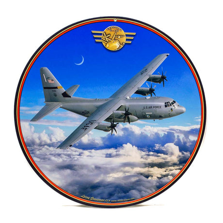 C-130 Metal Sign