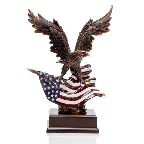 Eagle with American Flag