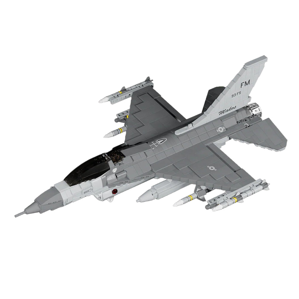 ミニチュアフレーム #16 F-16C Fighting Falcon Mini Brick Set | Military Model – Air Force
