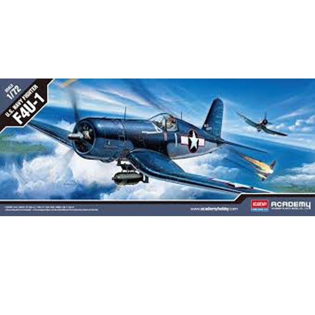 F4U-1 Corsair US Navy Fighter 1:72 Scale Academy Model Kit