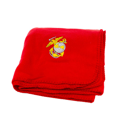 Fleece Marine Corps Throw