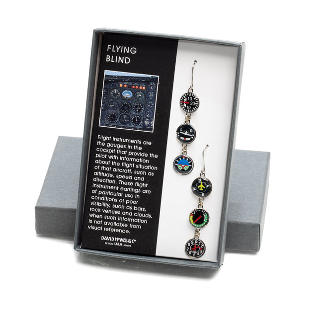 Flight Instrument Earrings