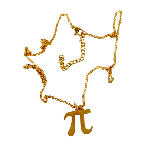Gold Pi Necklace