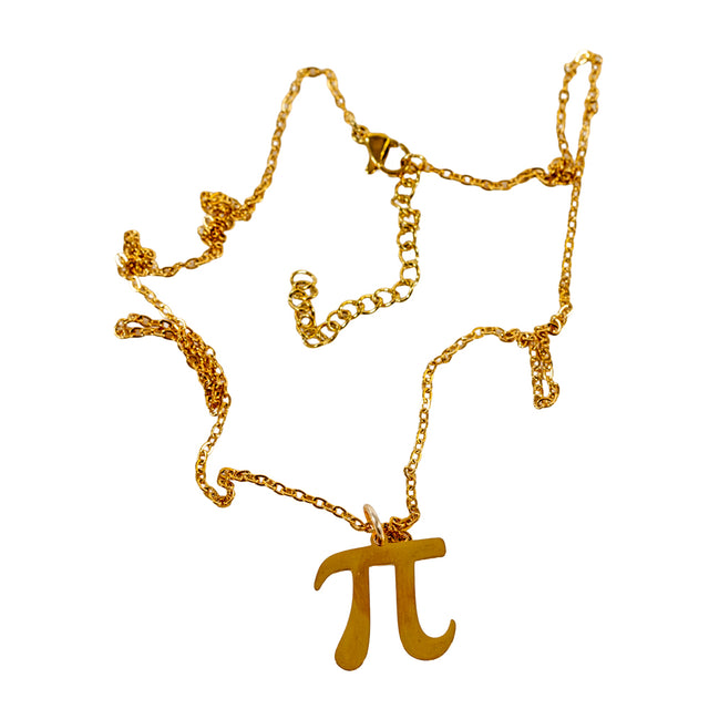 Gold Pi Necklace