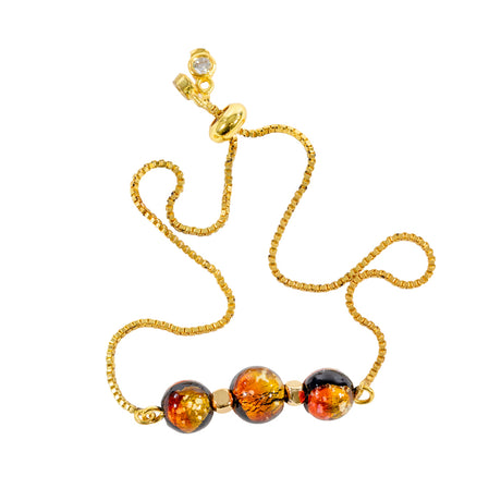 Golden Galaxy Bolo Bracelet